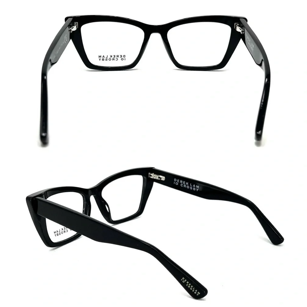 New Derek Lam 10 Crosby Blair Frames Black Eyeglasses Cat Eye Glasses Eyewear